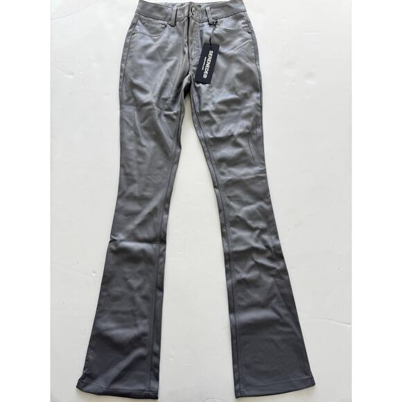 Serenade Other - SERENEDE Steel Stacked Slim Jeans Gray Distressed Men’s Size 28 Streetwear NWT!